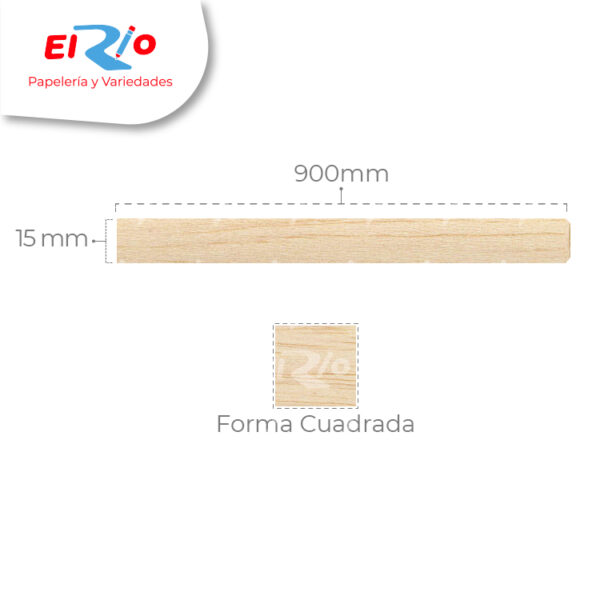 BALSO CUADRADO 15X15 MM