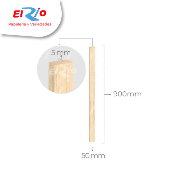 BALSO LAMINA 5X50MM