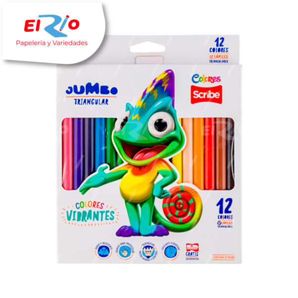 COLOR SCRIBE JUMBO X12 5MM