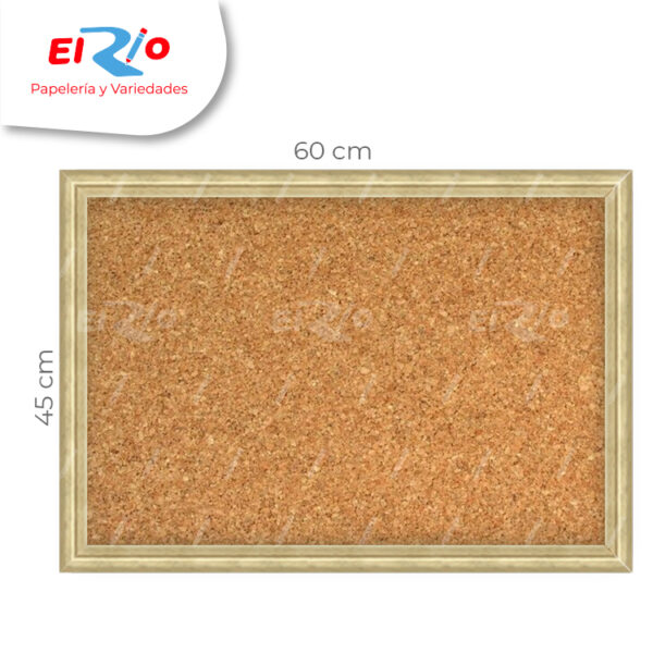 TABLERO CORCHO 45X60