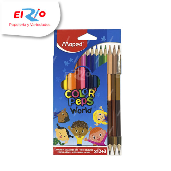 COLOR MAPED PEPS WORLD X12+3