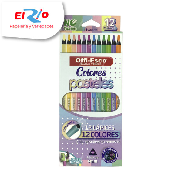COLOR OFFIESCO PASTEL X12 4MM REF:OE-136