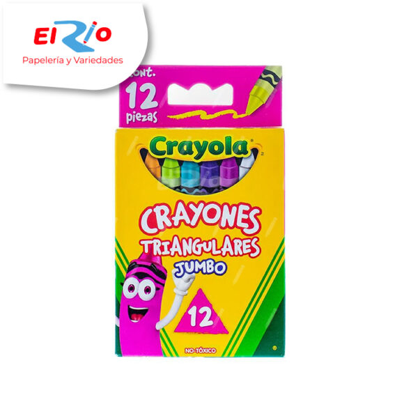 CRAYON CRAYOLA JUMBO TRIANGULAR X12 REF:52-4312