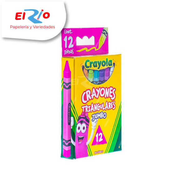 CRAYON CRAYOLA JUMBO TRIANGULAR X12 REF:52-4312 - Imagen 3
