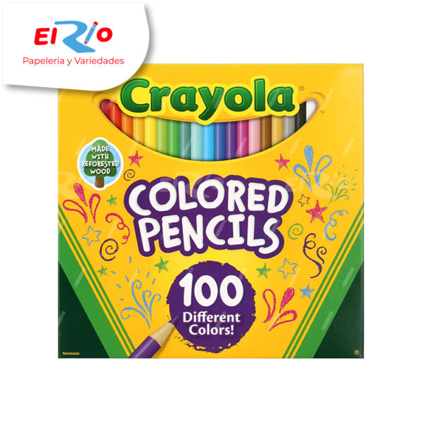 COLOR CRAYOLA COLORED X100 UND REF:68-8100